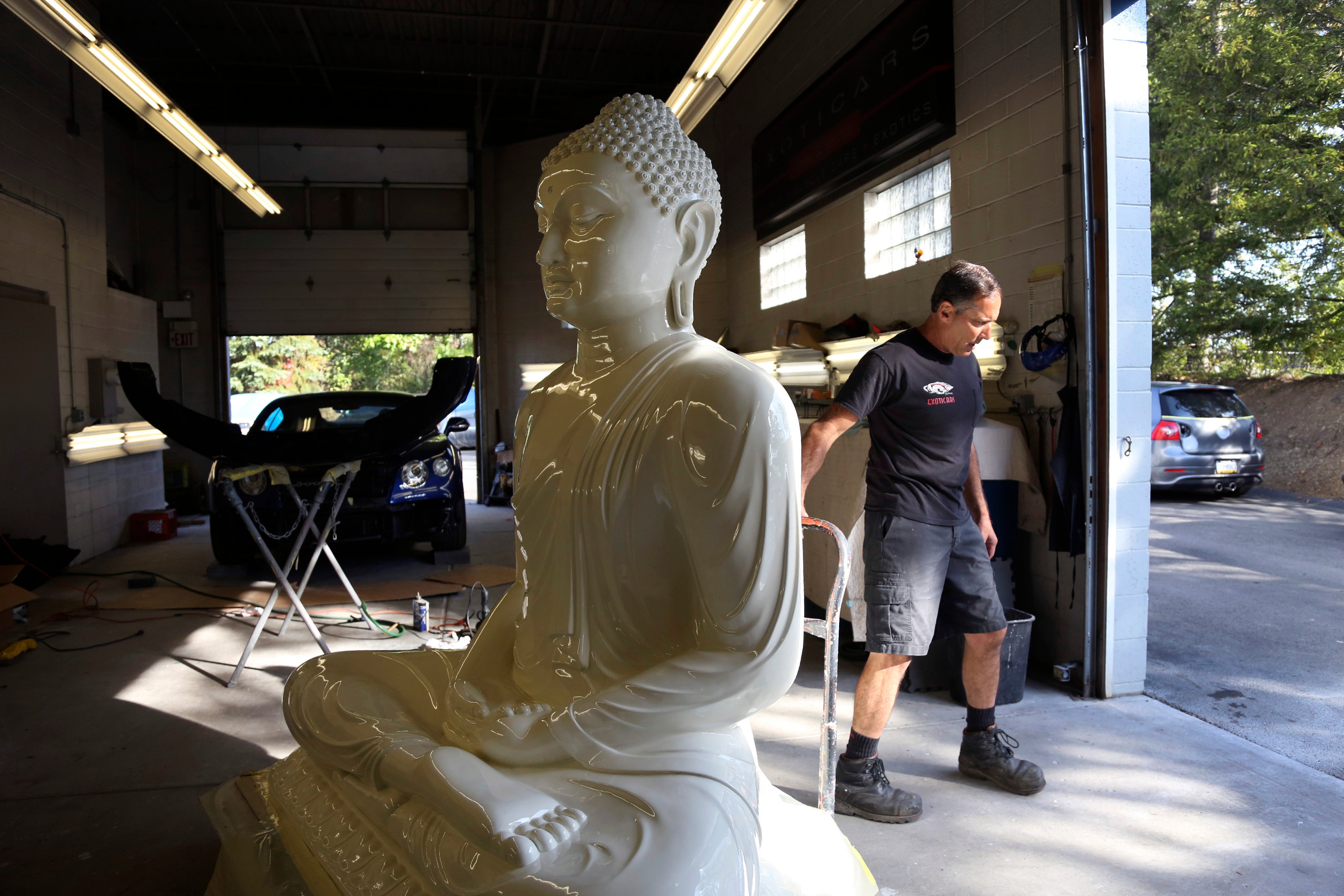 Auto Buddhismus Wackelkopf Ganesha Figur
